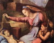 Madonna with the Blue Diadem - 拉斐尔